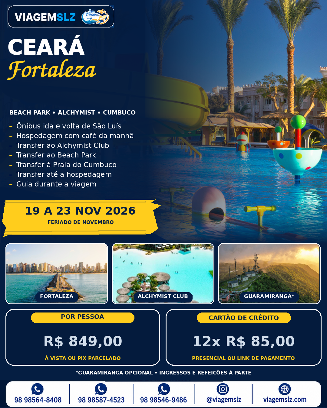 FORTALEZA & GUARAMIRANGA 19-23 NOV 2026
